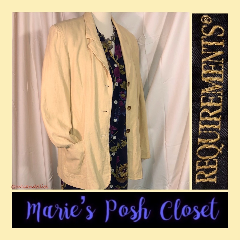 Last Call! Pale Yellow Boyfriend Blazer